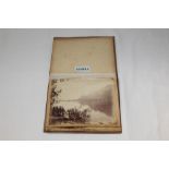 Late 19th century photograph album - including views of the Salween River Burmah,