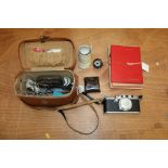 Leica Model III camera with chrome-finished metal parts,