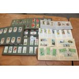 Cigarette cards - selection in albums and loose - including Wills Billiards, Ogdens Poultry,