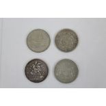 G.B. mixed silver Crowns - to include Edward VII - 1902. AF, George V - 1935.