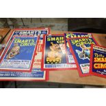Billy Smart's Circus posters - various sizes - all mounted and laminated (7)