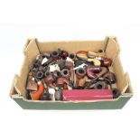 Large collection of old pipes - including silver mounted