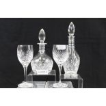 Royal Doulton Westminster pattern cut glass table service - comprising of twelve wines,