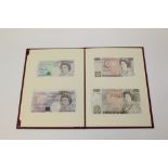 Banknotes - G.B. Elizabeth II limited edition Four Note Set - Chief Cashier G. E. A.