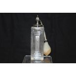 Lalique Duncan pattern atomiser perfume bottle, signed,