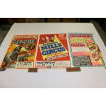 Vintage Bertram Mills Circus - Norwich - depicting three Clowns,