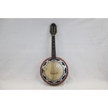 1920s / 1930s 8 string banjo/madolin with label - Vincenzo Miroglio