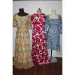 Ladies' 1950s / 1960s clothing - including floral print day dresses, Treacy Lowe floral maxi dress,