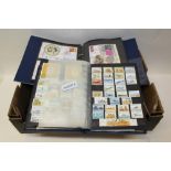 Stamps - G.B. and World selection in albums - including un-mint sets, presentation packs, FDC's, P.