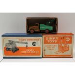 Dinky - Breakdown Lorry no. 25X, Coventry Climax Fork Lift Truck no.