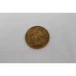G.B. Victoria O.H. gold Two Pound Coin - 1893.