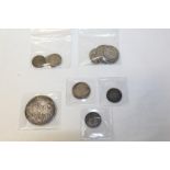 G.B. pre-1920 mixed silver coins - to include Charles II Fourpence c. 1662 (Ref: Spink 3383).