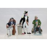 Three Royal Doulton figures - The Captain HN2260,