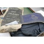 Suitcase containing British Air Forces album and quantity of uniform - including R.A.F.