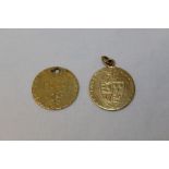 G.B. George III gold Guineas - 1791 and 1793 (N.B.