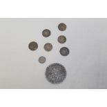 G.B. Charles II mixed coinage - to include Crown - 1672 (N.B. edge V. Qvarto).