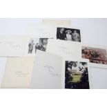 HM Queen Elizabeth The Queen Mother - four signed Christmas cards 1975, 1976, 1977 and 1978,