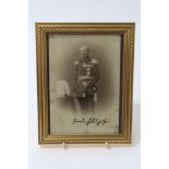 King Frederick Augustus III of Saxony (1865 - 1932) - fine signed presentation portrait photograph