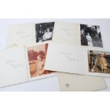 HM Queen Elizabeth The Queen Mother - four signed Christmas cards 1970, 1972, 1973 and 1974,