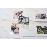 HM Queen Elizabeth The Queen Mother - four signed Christmas cards 1983, 1984, 1985 and 1986,