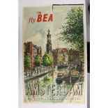 Peter Collins, British European Airways poster, circa 1950s - Amsterdam, 101cm x 63cm,