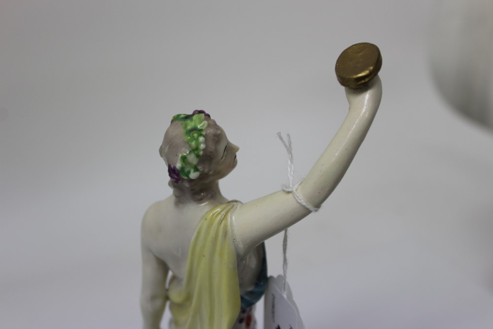 18th century Derby figure of a Bacchanalian reveller, - Image 6 of 9