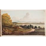 Mid-19th century album of watercolours and verse, signed and dated - Eliz.