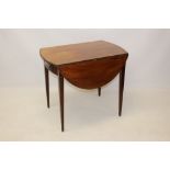 George III mahogany Pembroke table,