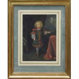 17th / 18th century Continental School gouache - portrait of a noble young gentleman,