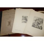 Fine quality folio of etching specimens - Reproductions of prints in the British Museum Third