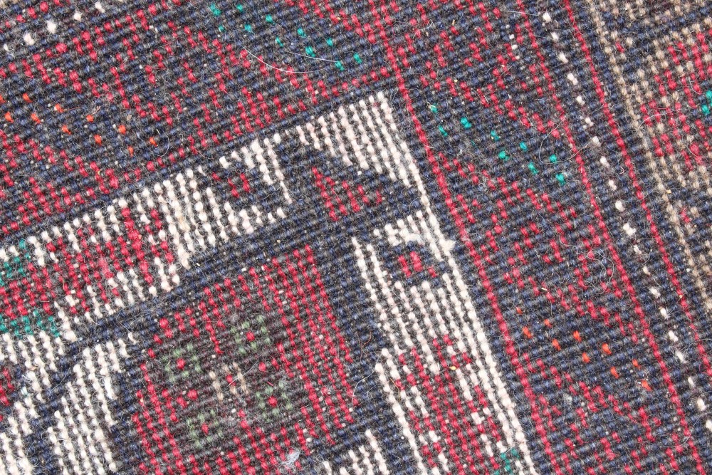 Eastern rug with chocolate-brown ground, - Image 3 of 3