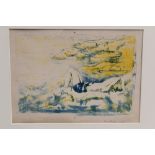 Archibald Standish Hartrick (1864 - 1950), signed lithograph - The Sunbathers, dated 1920,