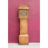 Late 18th / early 19th century longcase clock with eight day movement,