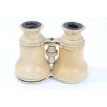 Pair 19th century French ivory binoculars by J. Choquet, Paris, 9.