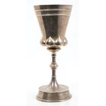 Victorian silver chalice,