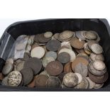 World - mixed coinage - to include many silver issues and a Calais Brothel token,