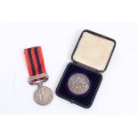 Victorian Indian General Service medal with one clasp - Waziristan 1894 - 1895, named to 3172 Pte.