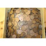 G.B. mixed coinage - to include George III - Victoria copper issues, pre-1947 silver coins (Est.