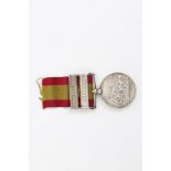 Victorian Afghanistan medal with two clasps - Kabul and Charasia, later named to 1836 PTE T.