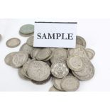 G.B. pre-1947 silver coins (Est.