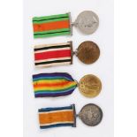 First World War and later medal group - comprising War and Victory medals, named to 34370 PTE. A. C.