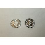 Ancients - Roman Republic silver coins - to include 211 - 206 BC Victoriatus.