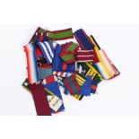 Collection of British Military medal ribbons - to include Gallantry awards and other Victorian and