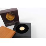 Australia - 25th Kangaroo Anniversary Gold Proof ¼oz coin - 2014, boxed,