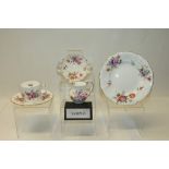 Royal Crown Derby 'Derby Posies' tea and coffee set comprising one serving plate, eight tea cups,