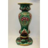 Late 19th / early 20th century Majolica jardinière stand,