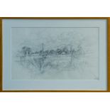 *Christopher Pemberton (1923 - 2010), pencil and ink - Bardwell, August, signed,