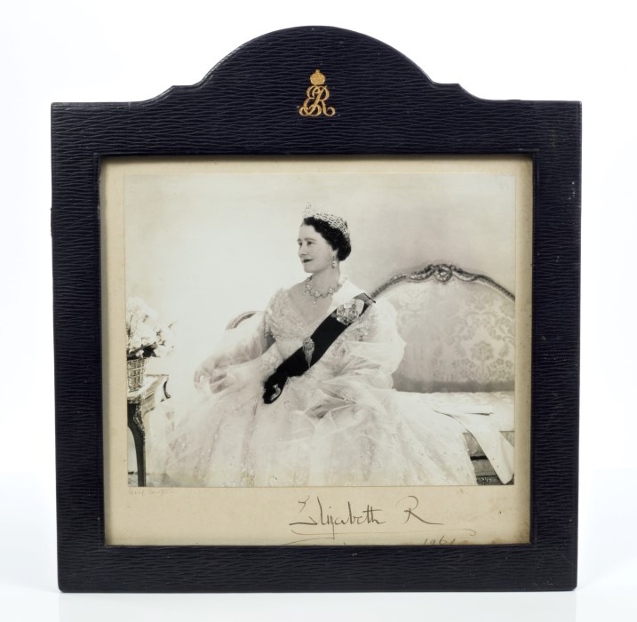 HM Queen Elizabeth The Queen Mother - fine signed presentation portrait photograph by Cecil Beaton,