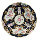 18th century Worcester plate from the Lord Craven Service,