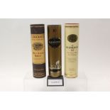 Whisky - five bottles, Glenmorangie 10 year old, Glengoyne 10 year old, The Glenlivet 12 year old,